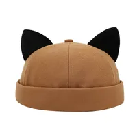 Unisex Cute Solid Color Eaveless Landlord Cap main image 5