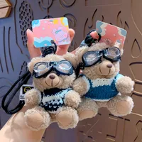 1 Piece Cute Bear Plush Unisex Bag Pendant Keychain main image 3