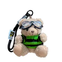 1 Piece Cute Bear Plush Unisex Bag Pendant Keychain main image 4