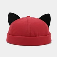 Unisex Cute Solid Color Eaveless Landlord Cap sku image 2