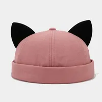 Unisex Cute Solid Color Eaveless Landlord Cap sku image 3