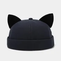 Unisex Cute Solid Color Eaveless Landlord Cap sku image 4