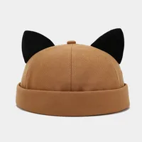 Unisex Cute Solid Color Eaveless Landlord Cap sku image 5
