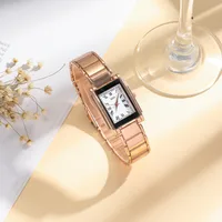 Casual Solid Color Buckle Quartz main image 2