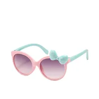 Cartoon Style Cute Bow Knot Ac Oval Frame Full Frame Glasses main image 3