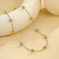 IG Style Casual Simple Style Round 304 Stainless Steel Women's Necklace main image 2