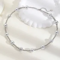 IG Style Cute Commute Solid Color 304 Stainless Steel CCB Women's Pendant Necklace main image 3
