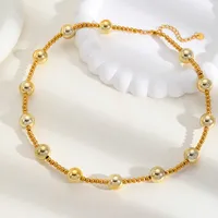 IG Style Cute Commute Solid Color 304 Stainless Steel CCB Women's Pendant Necklace main image 5