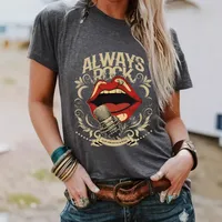 Women's T-shirt Short Sleeve T-Shirts Streetwear Letter main image 1