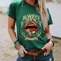 Women's T-shirt Short Sleeve T-Shirts Streetwear Letter main image 4