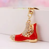 1 Piece Sweet Simple Style Shoe Alloy Inlay Rhinestones Unisex Keychain main image 6
