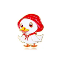 Cartoon Style Cute Cartoon Alloy Stamping Stoving Varnish Plating Unisex Brooches sku image 17