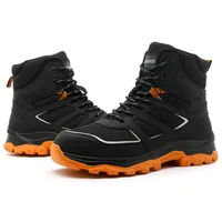 Adults Men's Casual Color Block Round Toe Hiking Boots main image 1