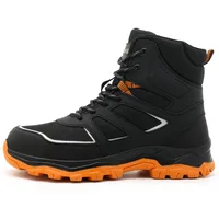 Adults Men's Casual Color Block Round Toe Hiking Boots main image 2