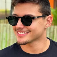 Retro Punk Commute Glasses Ac Round Frame Full Frame Glasses main image 3