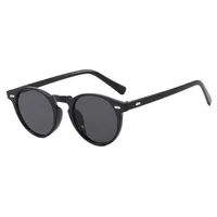 Retro Punk Commute Glasses Ac Round Frame Full Frame Glasses main image 5