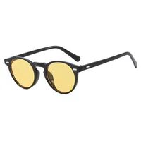 Retro Punk Commute Glasses Ac Round Frame Full Frame Glasses main image 10