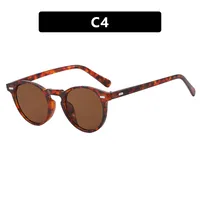 Retro Punk Commute Glasses Ac Round Frame Full Frame Glasses sku image 4