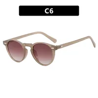 Retro Punk Commute Glasses Ac Round Frame Full Frame Glasses sku image 6