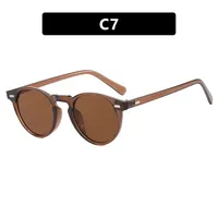 Retro Punk Commute Glasses Ac Round Frame Full Frame Glasses sku image 7