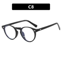 Retro Punk Commute Glasses Ac Round Frame Full Frame Glasses sku image 8