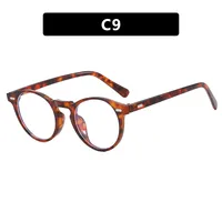 Retro Punk Commute Glasses Ac Round Frame Full Frame Glasses sku image 9
