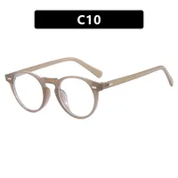Retro Punk Commute Glasses Ac Round Frame Full Frame Glasses sku image 10
