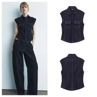 Holiday Banquet Travel Women's Casual Simple Style Streetwear Solid Color Polyester Denim Pant Co-ord Set Shorts Sets main image 1
