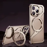 Alloy Solid Color Vintage Style Phone Cases Phone Cases main image 3