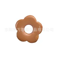 1 Piece 26 * 26mm Hole 1~1.9mm Arylic Flower Pendant sku image 26