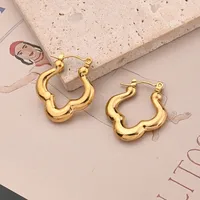 1 Pair/Package Casual Modern Style Simple Style Flower Handmade Polishing Plating 304 Stainless Steel 18K Gold Plated Colorful Plating Rose Gold Plated Earrings main image 6