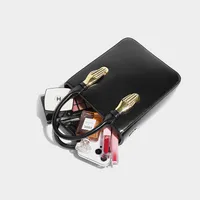 Women's Pu Leather Solid Color Classic Style Lock Square Zipper Shoulder Bag main image 2
