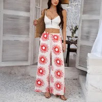 Women's Holiday Travel Daily Casual Simple Style Streetwear Printing Full Length Casual Pants sku image 5