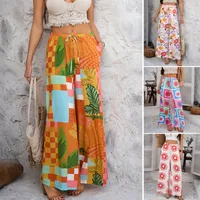 Women's Holiday Travel Daily Casual Simple Style Streetwear Printing Full Length Casual Pants main image 1