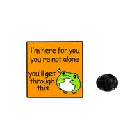 Cartoon Style Cute Frog Alloy Stamping Stoving Varnish Plating Unisex Brooches sku image 78