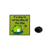 Cartoon Style Cute Frog Alloy Stamping Stoving Varnish Plating Unisex Brooches sku image 77
