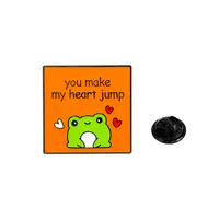 Cartoon Style Cute Frog Alloy Stamping Stoving Varnish Plating Unisex Brooches sku image 79