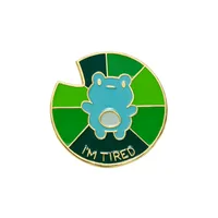 Cartoon Style Cute Frog Alloy Stamping Stoving Varnish Plating Unisex Brooches sku image 25