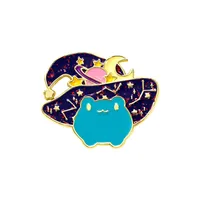 Cartoon Style Cute Frog Alloy Stamping Stoving Varnish Plating Unisex Brooches sku image 32