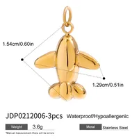 Basic Vacation Simple Style Geometric Underwater World Starfish 316 Stainless Steel  Multi Charms Bracelet Multi Charms Necklace Bikini Pendants sku image 52