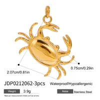 Basic Vacation Simple Style Geometric Underwater World Starfish 316 Stainless Steel  Multi Charms Bracelet Multi Charms Necklace Bikini Pendants sku image 47
