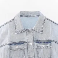 Women's Denim Dress Vintage Style Bohemian Square Neck Long Sleeve Solid Color Above Knee Holiday Daily Selfie main image 5