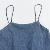 Women's Strap Dress Elegant Strap Sleeveless Solid Color Midi Dress Holiday Daily Selfie main image 4