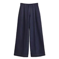 Women's Holiday Daily Casual Simple Style Streetwear Solid Color Full Length Jeans main image 1