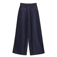 Women's Holiday Daily Casual Simple Style Streetwear Solid Color Full Length Jeans main image 5