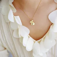 Simple Style Classic Style Rabbit 304 Stainless Steel 18K Gold Plated Women's Pendant Necklace main image 4