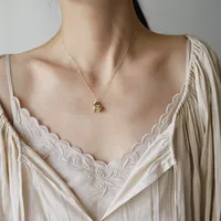 Simple Style Classic Style Rabbit 304 Stainless Steel 18K Gold Plated Women's Pendant Necklace main image 5