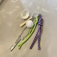1 Piece Spring&Summer Alloy Cloth Baseball Bag Pendant main image 2