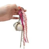 1 Piece Spring&Summer Alloy Cloth Baseball Bag Pendant main image 4