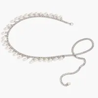 Business Vintage Style Simple Style Pearl Zinc Women's Chain Belts main image 8